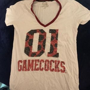 white gamecocks shirt